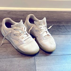 Puma Womens Aeon Rewind 370396-02 Beige Running Shoes Sneakers